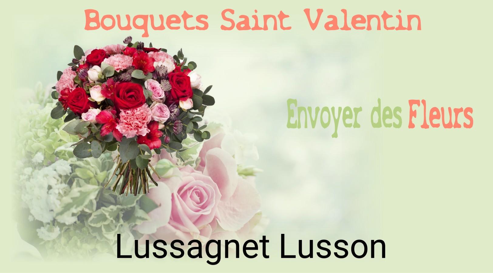 Roses de Saint-Valentin livrées à Lussagnet-Lusson